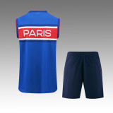 2026-27 PSG Blue Vest Training Short Suit