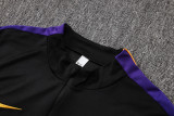 2026-27 Mens Barcelona Black Half Pull Training Suit B26094#(半拉链)