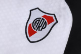 2026-27 Mens River Plate White Vest Training Short Suit D26087#