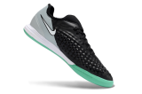 N Black Flat Soccer Shoes 043