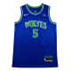 2027 TIMBERWOLVES EDWARDS #5 Blue Top Quality Hot Pressing NBA Jersey