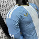 2026-27 Argentina Messi Farewell Match Long Sleeve Player Version Soccer Jersey