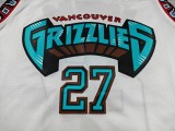 2024-25 Grizzlies BOOZER #27 White Top Quality Hot Pressing NBA Jersey