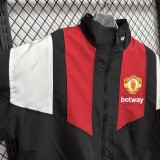 2026-27 Manchester United EQT Black Red Windbreaker