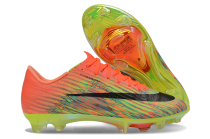 N Orange Green Nail Soccer Shoes 033