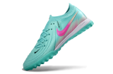 N Light Green Flat Soccer Shoes 023