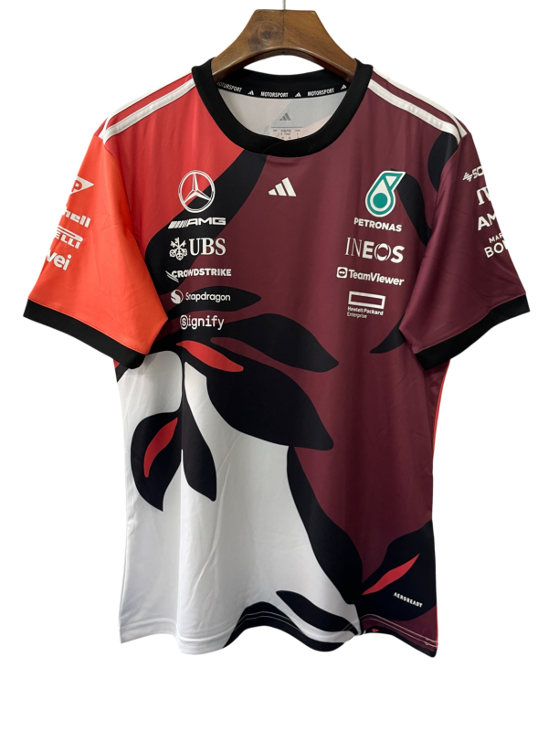 2025 F1 Mercedes T-Shirts Racing Suit (圆领)
