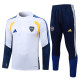 2026-27 Mens Boca Juniors White Half Pull Training Suit  B26100#