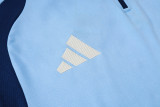 2026-27 Mens Ajax Light Blue Half Pull Training Suit B26103#