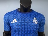 2026-27 Real Madrid Blue Pre Match Player Version Soccer Jersey