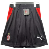 2026-27 Mens AC Milan Home Black Shorts Pants