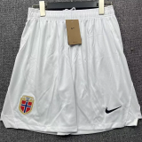 2026-27 Norway Home White Shorts Pants