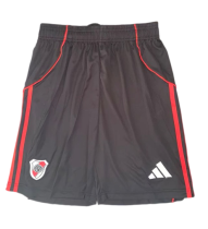 2025-26 Mens River Plate home black Shorts Pants