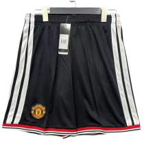 2026-27 Mens Manchester United Home Black Shorts Pants