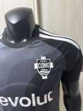 2026-27 Mens Como Third Away Black Player Version Soccer Jersey