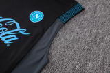 2026-27 Mens Napoli Black Vest Training Short Suit D26102#