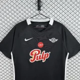 2017 Club Libertad Away Black Retro Soccer Jersey