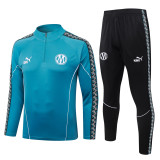 2026-27 Marseille Blue Half Pull Training Suit B26109#(半拉链)