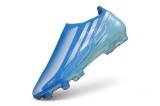 A blue Nail Soccer Shoes 096