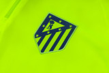2026-27 Atletico Madrid fluorescent green Half Pull training suit B26115#(半拉链)
