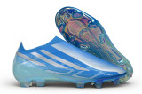A blue Nail Soccer Shoes 096