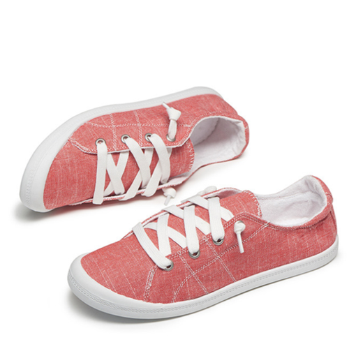 Fashionable Breathable Flat-Bottomed Casual Shoes