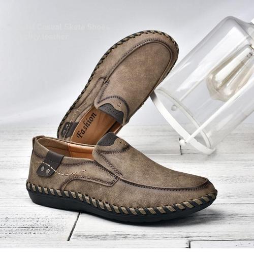 Men Handmade Loafers Leather shoes