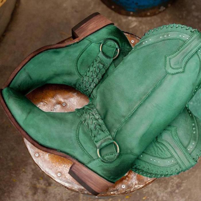 Tassel Vintage Comfy Slip On Boots