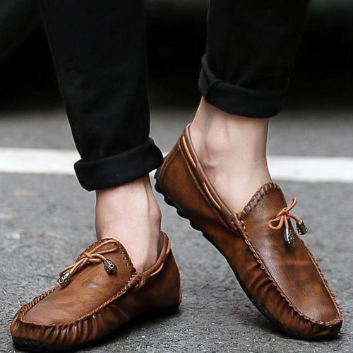 Men Shoes Moccasins Leather Loafers