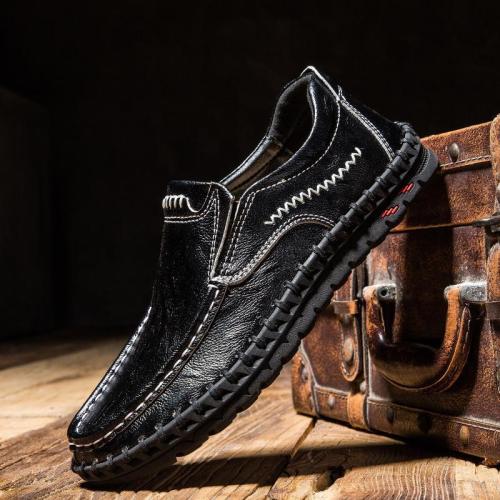 Men Non-slip Casual Cowhide Loafers