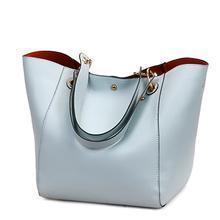 Women Pu Leather Large Capacity Handbags Shoulder