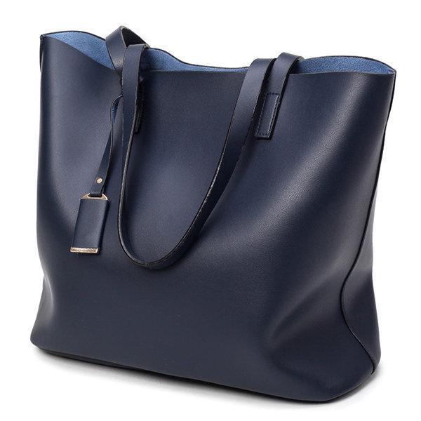 High-end PU Leather Tote Bag Handbag Vintage Shoulder Bag