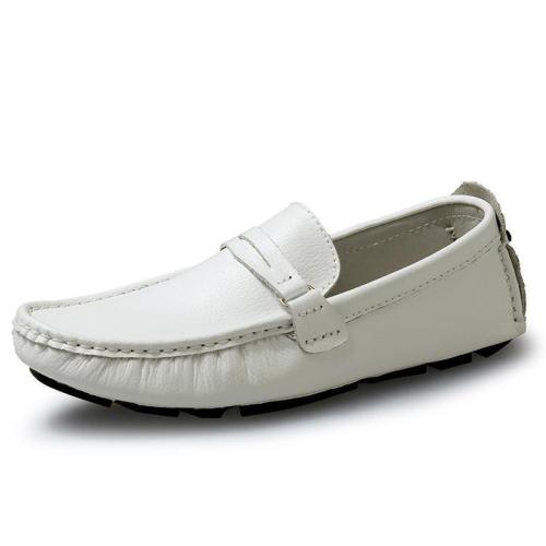 Men Leather Loafers Boat Shoes