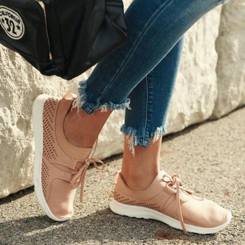 Women's Fashion Comfortable Flat Heel Daily Sneakers