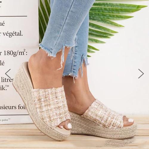 Women Elegant  Open Toe Wedge Sandals