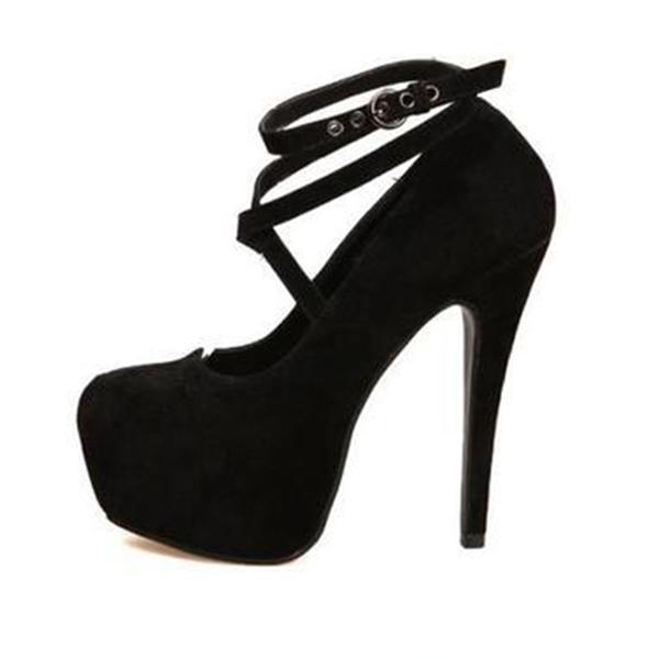 Sexy Cross Clasps High Heel Wedding Party Shoes