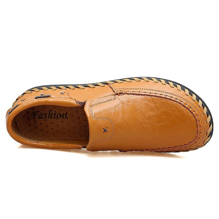 Low Size Leather Breathable Soft Bottom Casual Shoes