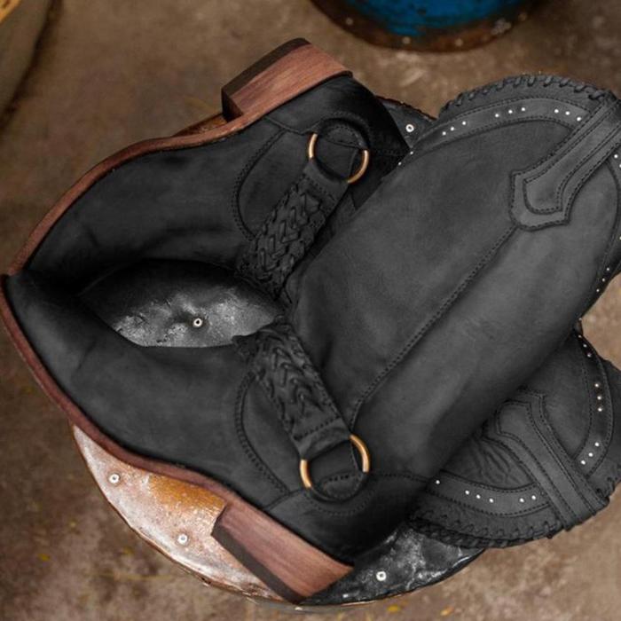 Tassel Vintage Comfy Slip On Boots