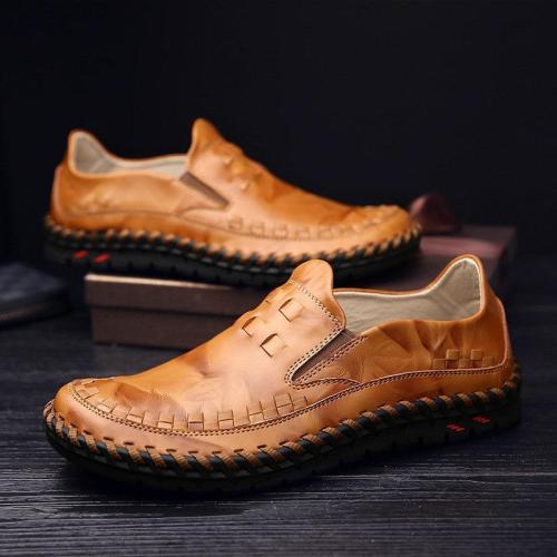 Mens Slip-on Loafers Driving Shoes British Style Casual Shoes
