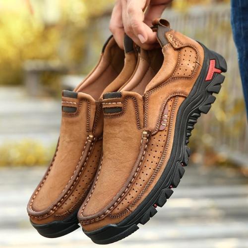 Men Leather Hiking Shoes