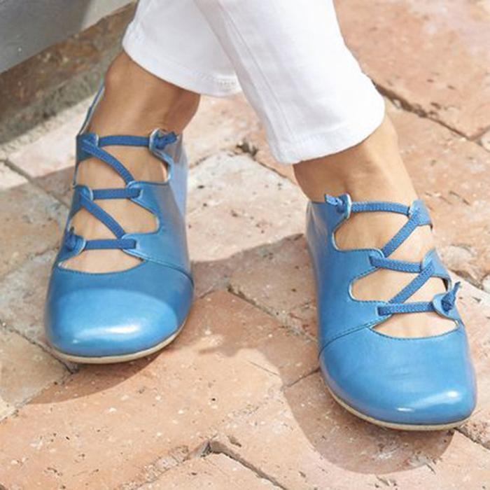 Women Casual Daily Lace-up Summer Flats