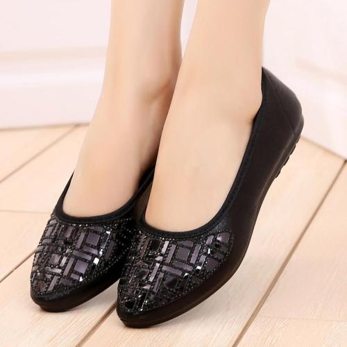 Plain  Flat  Round Toe  Casual Date Flat & Loafers