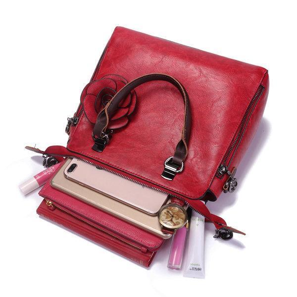 Retro Faux Leather Hangdbag Korea Style Crossbody Bag
