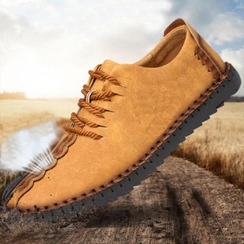 Leather Shoes New Style Breathable Casual Men's Shoes