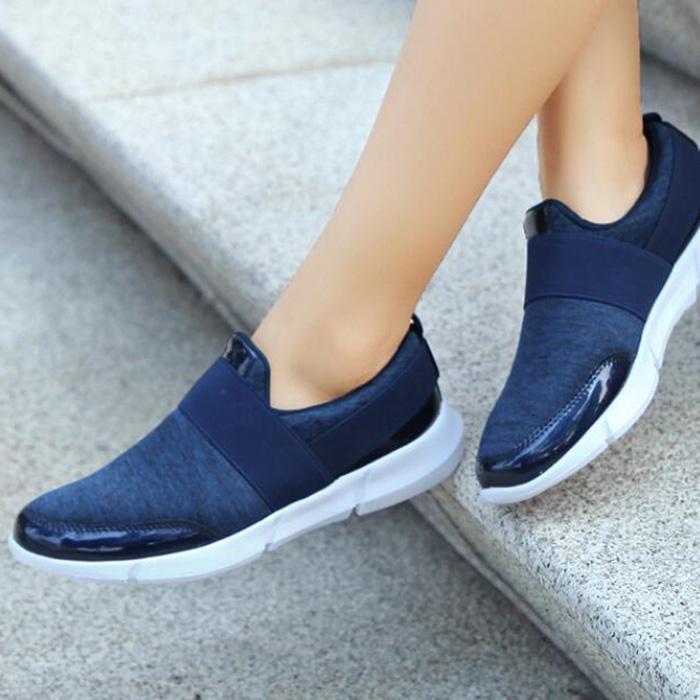 Sporting Casual Women Slip-On Well-Ventilated Sneakers