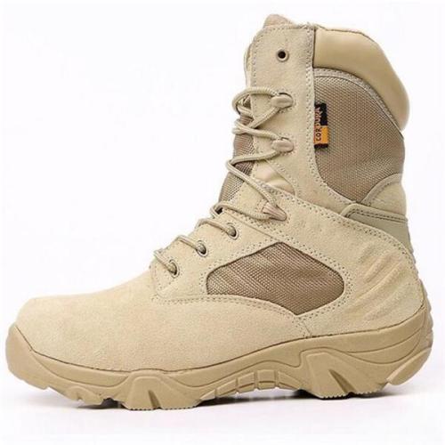 Outdoor Fashion Casual Solid Color High Tube Men Men Boots