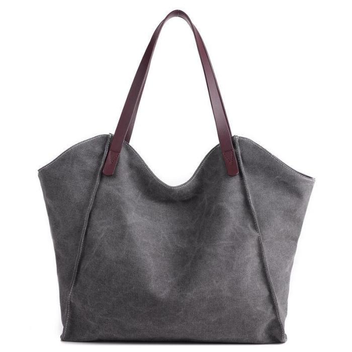 Large Capacity Women's Shoulder Canvas Bag Handbag