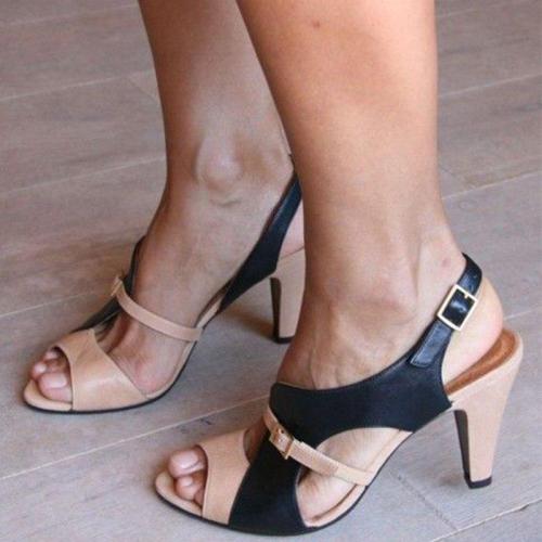 Women High Heel Open Toe Elegant Sandals