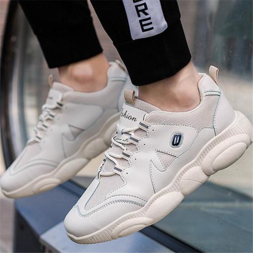 Daily Life Mesh Cloth Thick Soled Sport Casual Shoes