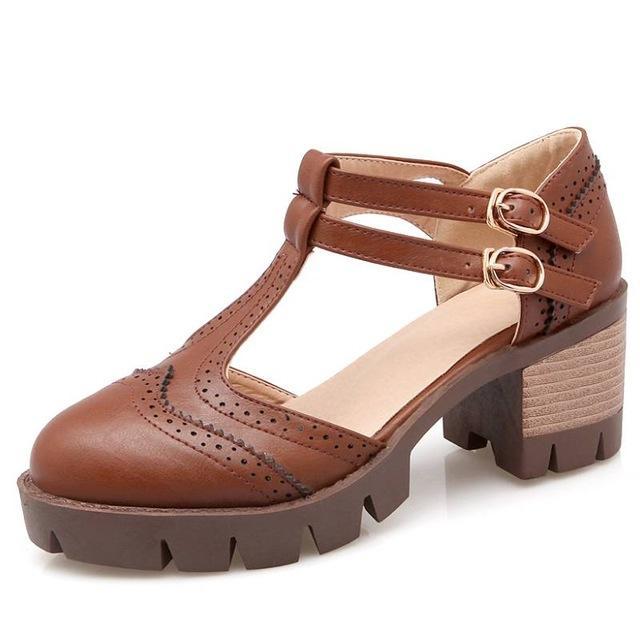 Rome Chunky Heels  Women Shoes Outdoor Gladiator Sandals